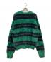 stussy (ステューシー) Hairy Stripe Crew Sweater グリーン×ネイビー サイズ:L：15000円