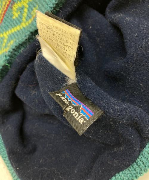 Patagonia（パタゴニア）Patagonia (パタゴニア) ネイティブ柄ポーラーキャップ グリーン サイズ:Lの古着・服飾アイテム