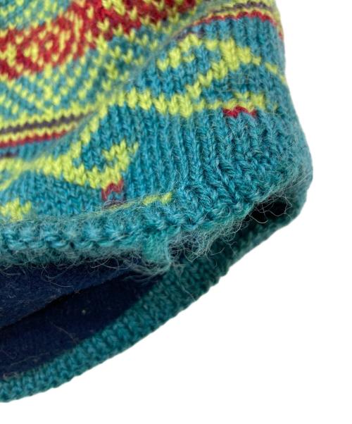 Patagonia（パタゴニア）Patagonia (パタゴニア) ネイティブ柄ポーラーキャップ グリーン サイズ:Lの古着・服飾アイテム
