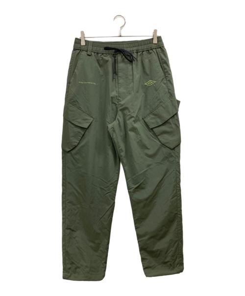 WHITE MOUNTAINEERING（ホワイトマウンテ二アニング）WHITE MOUNTAINEERING (ホワイトマウンテ二アニング) UMBRO (アンブロ) EASY CARGO PANTS グリーンの古着・服飾アイテム