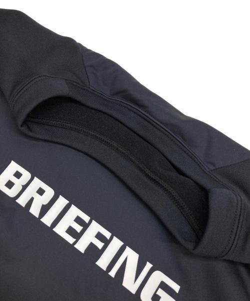 BRIEFING（ブリーフィング）BRIEFING (ブリーフィング) POLARTEC WINDBLOCK クルーネックシャツ ブラック サイズ:Sの古着・服飾アイテム