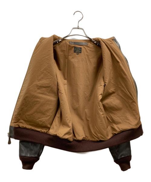 VARGA GIRL（バルガ ガール）VARGA GIRL (バルガ ガール) A-2レザージャケット ブラウン サイズ:38の古着・服飾アイテム