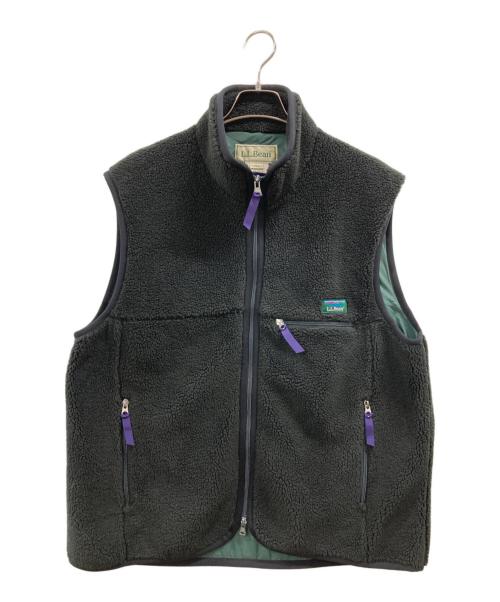 L.L.Bean（エルエルビーン）L.L.Bean (エルエルビーン) Topsham Boa Fleece Vest ブラック サイズ:Lの古着・服飾アイテム