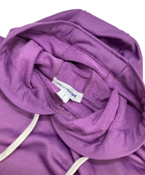 COMME des GARCONS SHIRT（コムデギャルソンシャツ）COMME des GARCONS SHIRT (コムデギャルソンシャツ) 変形袖パーカー パープル サイズ:Sの古着・服飾アイテム