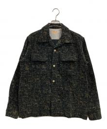 STYLE EYES（スタイルアイズ）の古着「Mid 1950s Style Corduroy Sports Shirt “IKAT”」｜ブラック