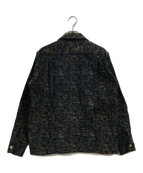 STYLE EYES（スタイルアイズ）STYLE EYES (スタイルアイズ) Mid 1950s Style Corduroy Sports Shirt “IKAT” ブラック サイズ:Sの古着・服飾アイテム