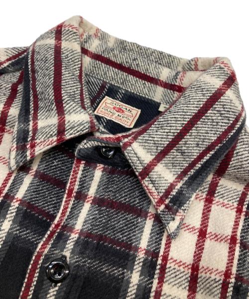 SUGAR CANE（シュガーケーン）SUGAR CANE (シュガーケーン) TWILL CHECK WORK SHIRT ブラック×ベージュ サイズ:Sの古着・服飾アイテム