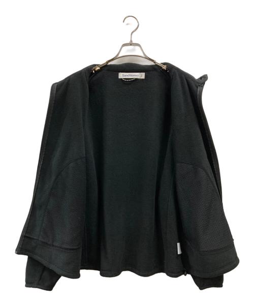 SandWaterr（サンドウォーター）SandWaterr (サンドウォーター) マイクロフリースジップブルゾン ブラック サイズ:3の古着・服飾アイテム