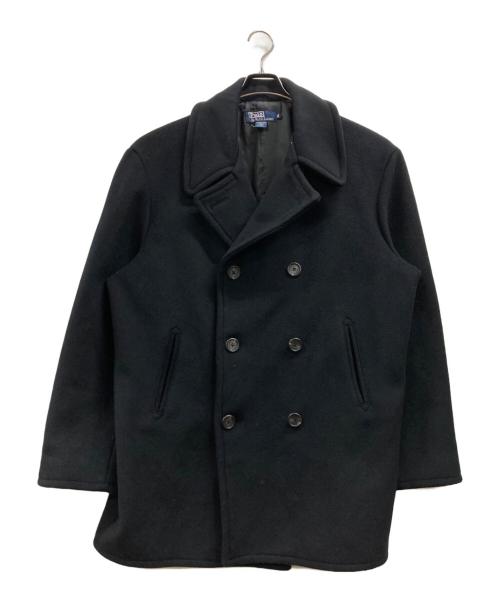POLO RALPH LAUREN（ポロ・ラルフローレン）POLO RALPH LAUREN (ポロ・ラルフローレン) ウールPコート ブラック サイズ:XLの古着・服飾アイテム