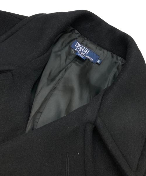POLO RALPH LAUREN（ポロ・ラルフローレン）POLO RALPH LAUREN (ポロ・ラルフローレン) ウールPコート ブラック サイズ:XLの古着・服飾アイテム
