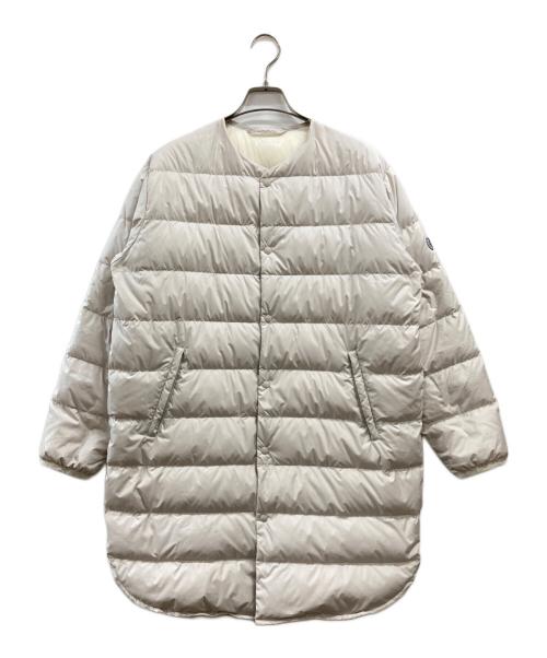 ORCIVAL（オーシバル）ORCIVAL (オーシバル) クルーネック シャツテール ライトダウンコート ベージュ サイズ:2の古着・服飾アイテム