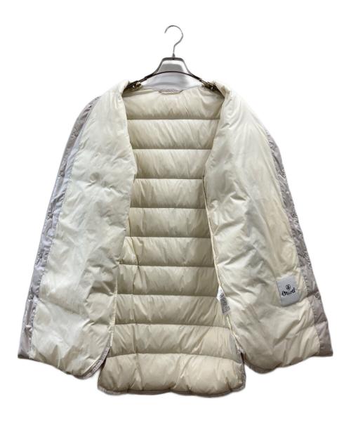 ORCIVAL（オーシバル）ORCIVAL (オーシバル) クルーネック シャツテール ライトダウンコート ベージュ サイズ:2の古着・服飾アイテム