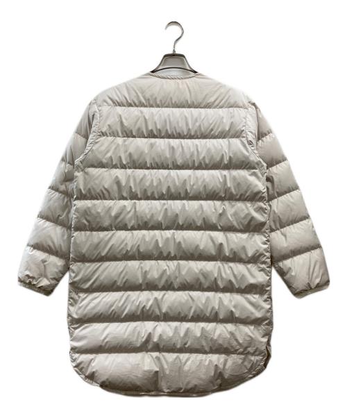 ORCIVAL（オーシバル）ORCIVAL (オーシバル) クルーネック シャツテール ライトダウンコート ベージュ サイズ:2の古着・服飾アイテム