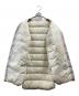 ORCIVAL (オーシバル) クルーネック シャツテール ライトダウンコート ベージュ サイズ:2：15000円