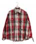BOWWOW（バウワウ）の古着「repair ageing flannel shirts」｜レッド