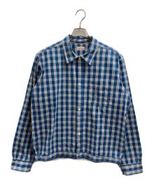 UNION SUPPLY（ユニオンサプライ）の古着「ネルシャツ」｜ブルー