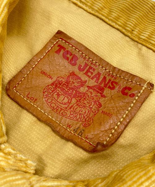 TCB jeans（ティーシービー ジーンズ）TCB jeans (ティーシービー ジーンズ) S40's Golden Cord Jacket イエロー サイズ:46の古着・服飾アイテム