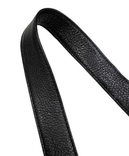 HERGOPOCH（エルゴポック）HERGOPOCH (エルゴポック) アジャスタブルレザーショルダーバッグ ブラックの古着・服飾アイテム