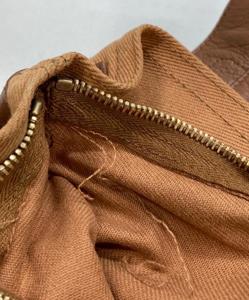 Yves Saint Laurent（イヴサンローラン）Yves Saint Laurent (イヴサンローラン) ミューズトゥ 2WAYショルダーバッグ ブラウンの古着・服飾アイテム