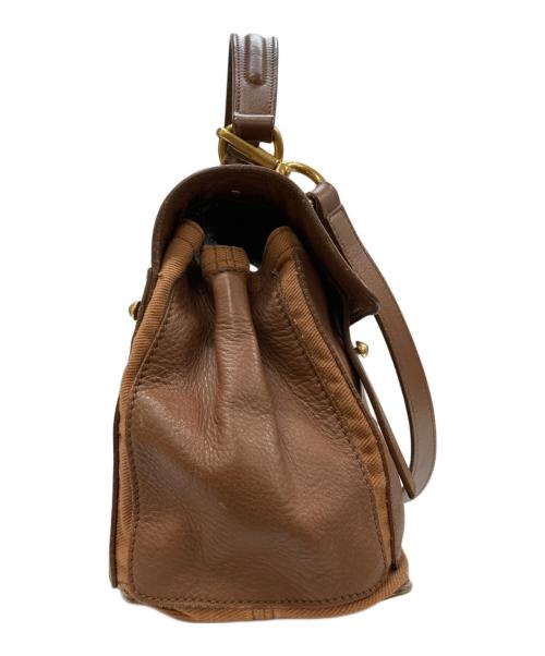 Yves Saint Laurent（イヴサンローラン）Yves Saint Laurent (イヴサンローラン) ミューズトゥ 2WAYショルダーバッグ ブラウンの古着・服飾アイテム