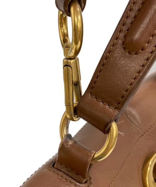 Yves Saint Laurent（イヴサンローラン）Yves Saint Laurent (イヴサンローラン) ミューズトゥ 2WAYショルダーバッグ ブラウンの古着・服飾アイテム