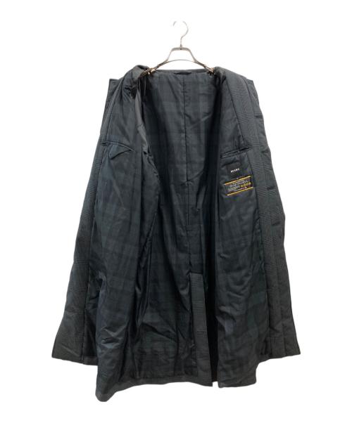 BEAMS（ビームス）BEAMS (ビームス) イージーフィット バルカラー コート グレー サイズ:Sの古着・服飾アイテム