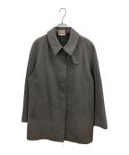 HERMESエルメス）の古着「カシミアブレンドステンカラーコート」｜グレー