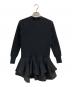 sacai (サカイ) 二重ペプラムニットカーディガン ブラック サイズ:1：13000円
