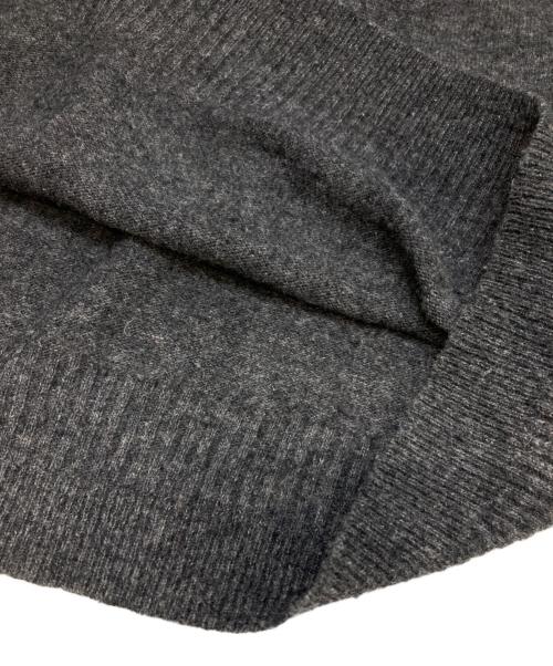 MUVEIL（ミュベール）MUVEIL (ミュベール) ヨークシャーテリア ニットプルオーバー グレー サイズ:40の古着・服飾アイテム