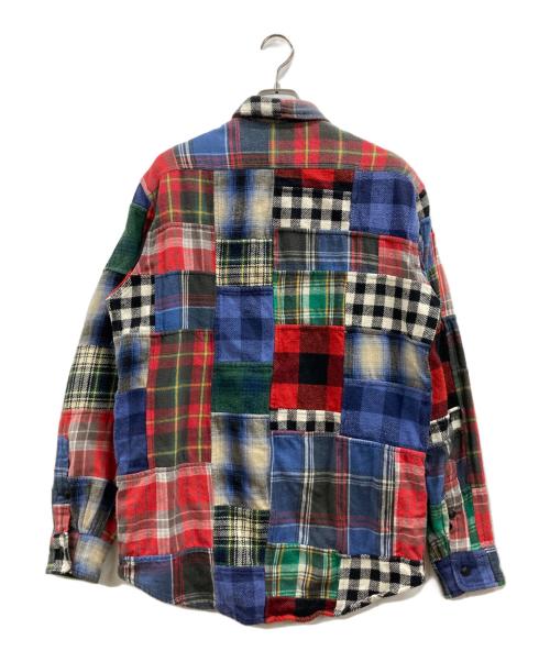 POLO RALPH LAUREN（ポロ・ラルフローレン）POLO RALPH LAUREN (ポロ・ラルフローレン) パッチワークシャツ マルチカラー サイズ:Mの古着・服飾アイテム