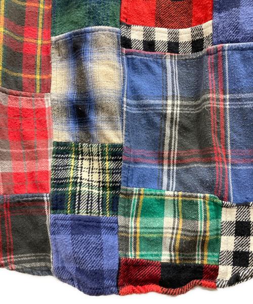 POLO RALPH LAUREN（ポロ・ラルフローレン）POLO RALPH LAUREN (ポロ・ラルフローレン) パッチワークシャツ マルチカラー サイズ:Mの古着・服飾アイテム