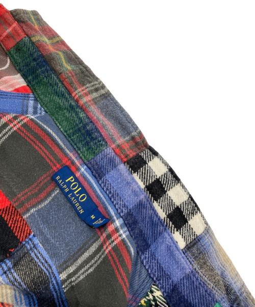POLO RALPH LAUREN（ポロ・ラルフローレン）POLO RALPH LAUREN (ポロ・ラルフローレン) パッチワークシャツ マルチカラー サイズ:Mの古着・服飾アイテム