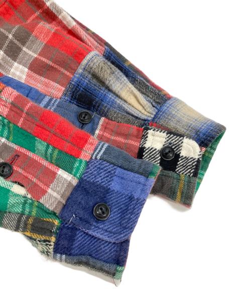 POLO RALPH LAUREN（ポロ・ラルフローレン）POLO RALPH LAUREN (ポロ・ラルフローレン) パッチワークシャツ マルチカラー サイズ:Mの古着・服飾アイテム