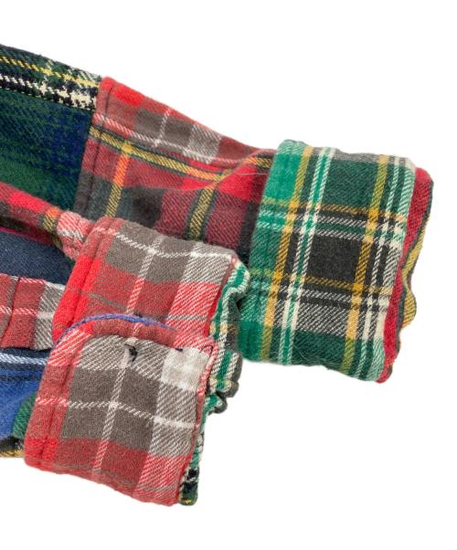 POLO RALPH LAUREN（ポロ・ラルフローレン）POLO RALPH LAUREN (ポロ・ラルフローレン) パッチワークシャツ マルチカラー サイズ:Mの古着・服飾アイテム