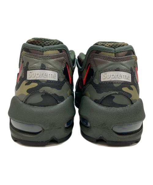 NIKE（ナイキ）NIKE (ナイキ) SUPREME (シュプリーム) Nike Air Max 96 カーキ サイズ:26 未使用品の古着・服飾アイテム