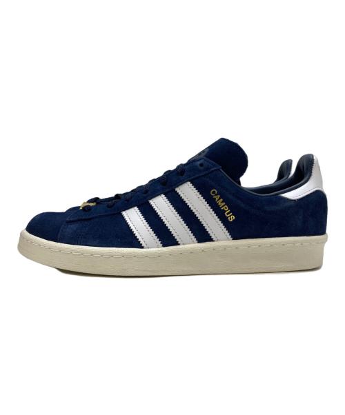 adidas（アディダス）adidas (アディダス) A BATHING APE (アベイシングエイプ) Campus 80's ネイビー サイズ:25.5 未使用品の古着・服飾アイテム