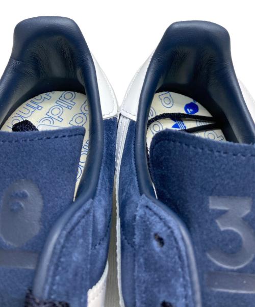 adidas（アディダス）adidas (アディダス) A BATHING APE (アベイシングエイプ) Campus 80's ネイビー サイズ:25.5 未使用品の古着・服飾アイテム