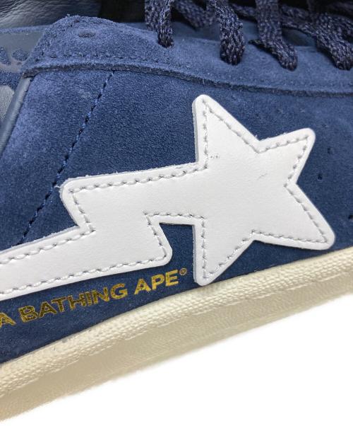 adidas（アディダス）adidas (アディダス) A BATHING APE (アベイシングエイプ) Campus 80's ネイビー サイズ:25.5 未使用品の古着・服飾アイテム