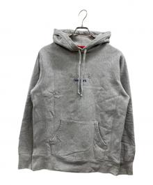 SUPREME（シュプリーム）の古着「CHROME Classic logo hooded sweatshirt」｜グレー