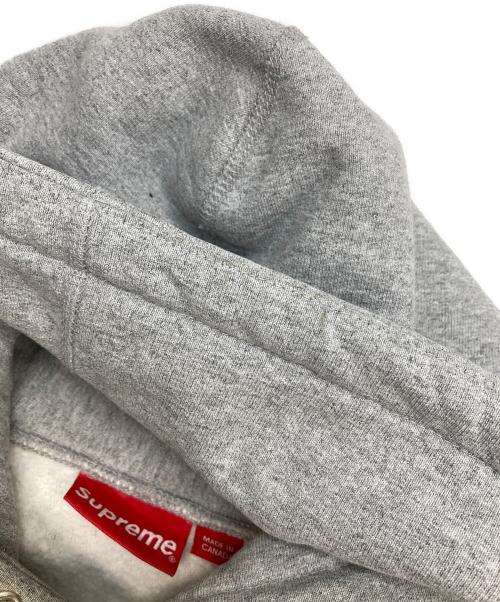 SUPREME（シュプリーム）SUPREME (シュプリーム) CHROME Classic logo hooded sweatshirt グレー サイズ:Mの古着・服飾アイテム