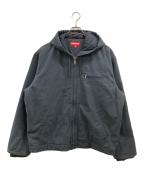 SUPREME×THRASHERシュプリーム×スラッシャー）の古着「Thrasher Hooded Work Jacket」｜グレー