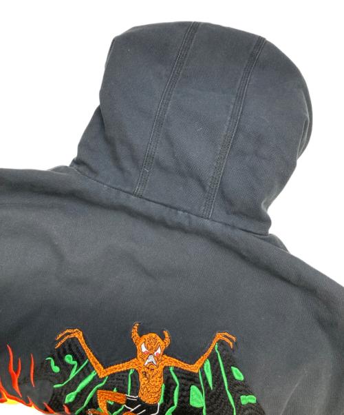 SUPREME（シュプリーム）SUPREME (シュプリーム) THRASHER (スラッシャー) Thrasher Hooded Work Jacket グレー サイズ:XXLの古着・服飾アイテム