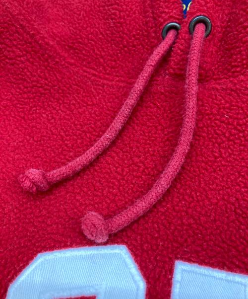 POLO RALPH LAUREN（ポロ・ラルフローレン）POLO RALPH LAUREN (ポロ・ラルフローレン) ボアロゴパーカー レッド サイズ:Mの古着・服飾アイテム