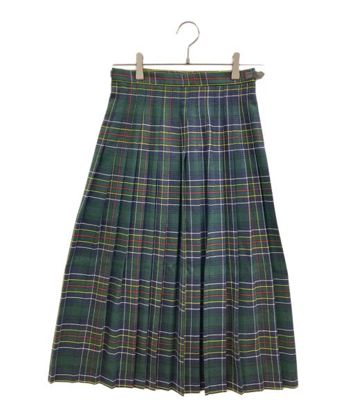 O'NEIL OF DUBLIN（オニール オブ ダブリン）O'NEIL OF DUBLIN (オニール オブ ダブリン) ラップスカート グリーン サイズ:GB8の古着・服飾アイテム