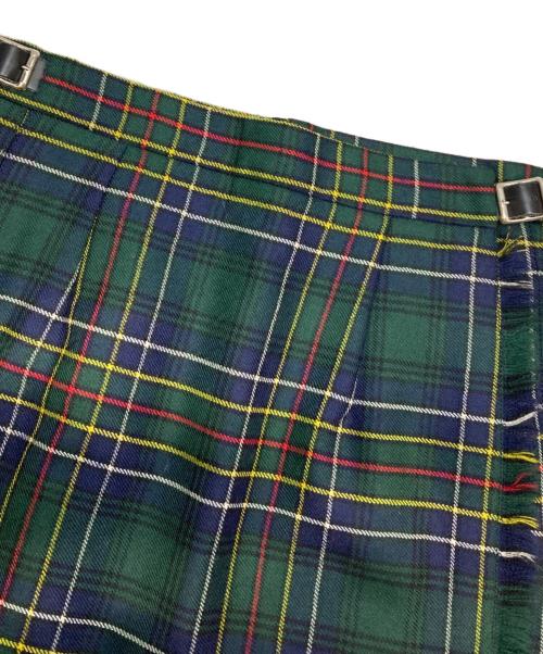 O'NEIL OF DUBLIN（オニール オブ ダブリン）O'NEIL OF DUBLIN (オニール オブ ダブリン) ラップスカート グリーン サイズ:GB8の古着・服飾アイテム