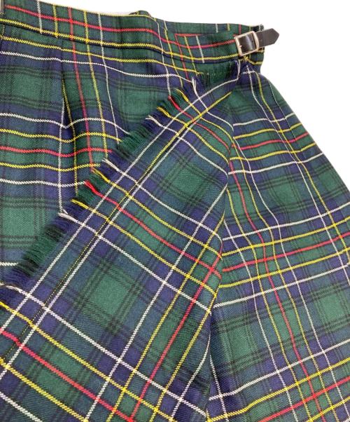 O'NEIL OF DUBLIN（オニール オブ ダブリン）O'NEIL OF DUBLIN (オニール オブ ダブリン) ラップスカート グリーン サイズ:GB8の古着・服飾アイテム