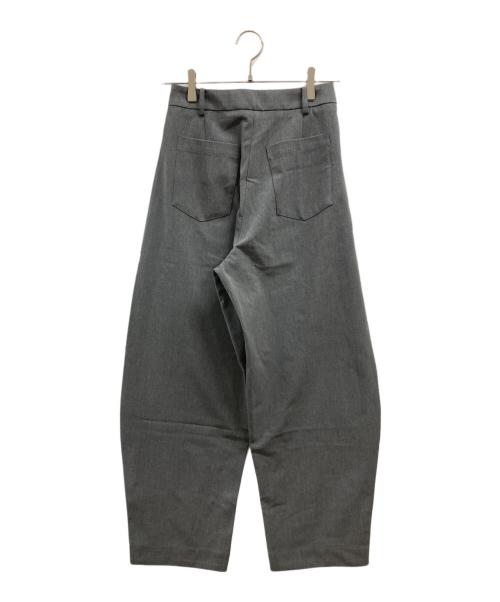 STUDIO DOE（スタジオドゥ）STUDIO DOE (スタジオドゥ) TODAYFUL (トゥデイフル) Cocoon Wide Trousers グレー サイズ:Sの古着・服飾アイテム