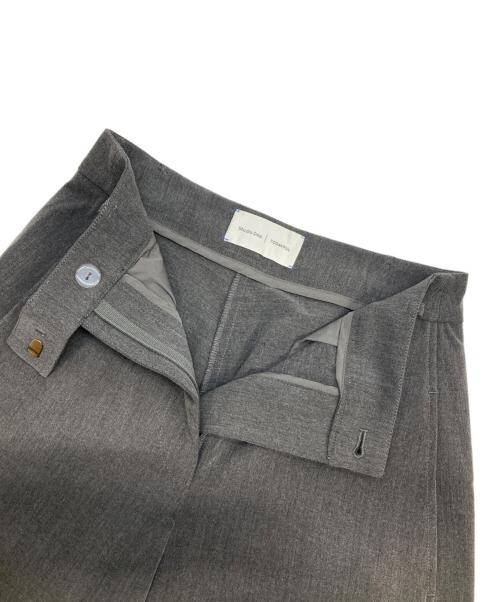 STUDIO DOE（スタジオドゥ）STUDIO DOE (スタジオドゥ) TODAYFUL (トゥデイフル) Cocoon Wide Trousers グレー サイズ:Sの古着・服飾アイテム