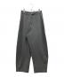 STUDIO DOE（スタジオドゥ）の古着「Cocoon Wide Trousers」｜グレー