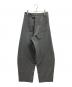 STUDIO DOE (スタジオドゥ) TODAYFUL (トゥデイフル) Cocoon Wide Trousers グレー サイズ:S：10000円